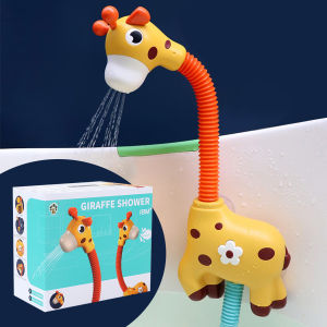Deer Sprinkler Shower Giraffe Scalable 360 degree Rotating Childrens Shower Shower and Water Playing Toy