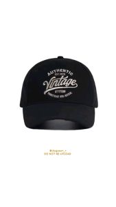 Vintage Retro INS Embroidered Baseball Cap Student Casual Peaked Cap Adjustable Cap