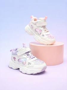 Belle | Insulated Plush Childrens Warm Sneakers Girls