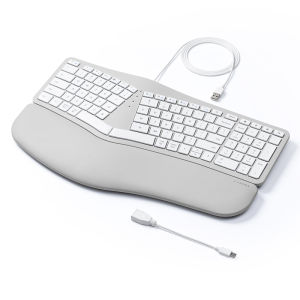 Hinomi | Ergonomic Silent Keyboard with Wrist Rest