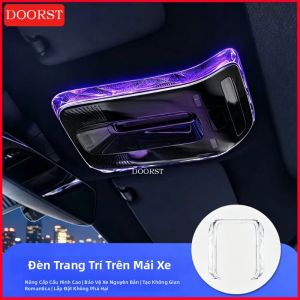 Pha Lê Đèn Đọc Sách Khung Miếng Dán Trang Trí Cho Xe Mercedes Benz C GLC E Class W206 X254 W214 Nội Thất Sửa Đổi Phụ Kiện Chất Liệu ABS