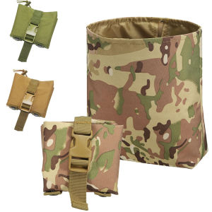 New Molle Folding Dump Drop Magazine Pouch Outdoor Camping Hunting Accessories EDC Foldable Recovery Mag Holster Waist Bag
