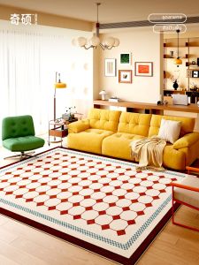 QISHUO | Vintage Washable Waterproof Carpet
