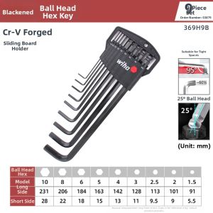 Wiha | High Strength Extended Ball Head Allen Wrench Set