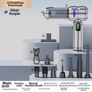 Wireless Charging Car and Home Dual Use Vacuum Cleaner with Strong Suction