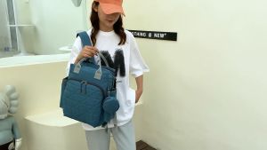 4034 (Jessica Minkoff) Mummy Backpack Baby Diaper Bag Mother Bag Women Travel Backpack Diaper Backpack