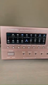 SAKURA AV-737UB USB KARAOKE AMPLIFIER 1500W X 2 POWER OUTPUT WITH USB AND SD PORT BLUETOOTH 5 MIC INPUT 1 YEAR WARRANTY