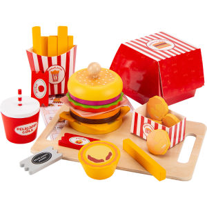 Wooden Girls Kitchen Playset