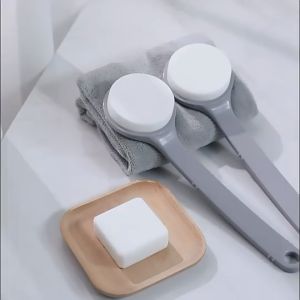Skin Cleaning Long Handle Shower Brush Back Scrubber For Bath Body Scrubber Rubbing Back Mud Exfoliation