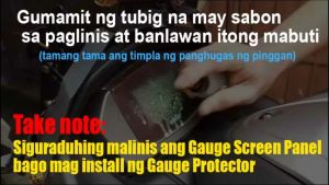 Rusi Gala Royal Sporty Gauge Protector: Free Wipes & Sticker