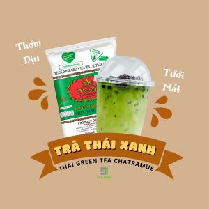 Trà thái xanh trà thái đỏ CHATRAMUE pha trà sữa Thái đúng chất