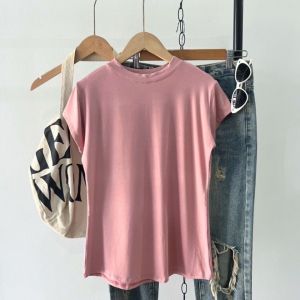 เสื้อคอปีนแขนเต่อ ผ้าเรย่อนเนื้อนิ่มเด้ง