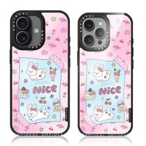 Smyideal | Magnetic Design Decorative Phone Case Unique Floral Bunny Design