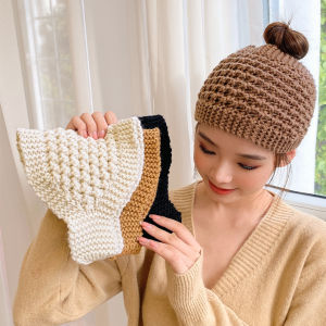 New Hair Accessories Plush Wool Knitting Hair Band In Autumn And Winter Sports Headband Earmuffs