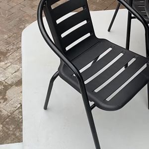 SOFTHOME Outdoor garden tea table and chairs balcony small table table and chairs set suitable umbrella