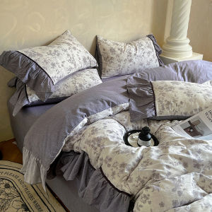 susan | Vintage Lace Flax Gauze Bedding Set