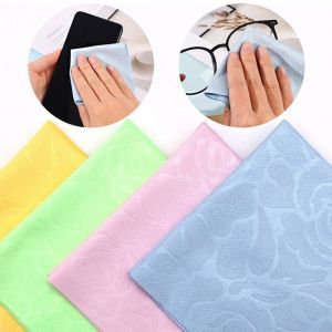 🔥Arrive within 3 Days🔥1Pc Microfiber Eyewear Mirror Cleaning Cloth/Multi-Type Soft Printed Eyeglass Sunglasses Lens Wiping Tool