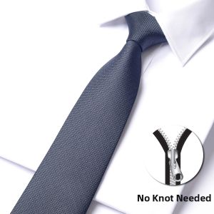 Romguest | Easy-on Mens Tie Gray Business Formal 8cm
