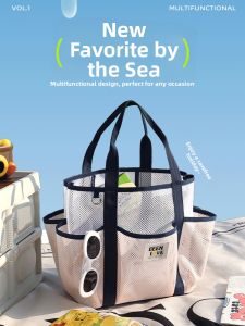 Large Capacity Mesh Drainage Beach Bag