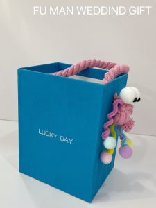 Colorful Velvet Korean Style Birthday Gift Box Best Friend Childrens Day Present Box Festival Souvenir Box Country Style