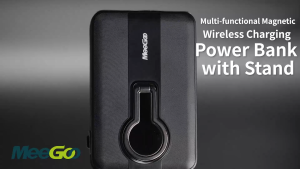 MeeGoo (CCC) Magnetic Power Bank With Stand Holder 10000mAh Fast Charging Built in Cable For all phone