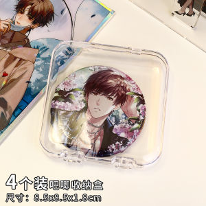 กล่องเก็บของ Acrylic ป้องกันฝุ่นสำหรับโต๊ะทำงาน กล่องเก็บของแบบปิดสนิท ชั้นวางของ ป้ายโล่ กระดาษข้าวโพด ของเล่นพื้นฐานสำหรับบ้าน