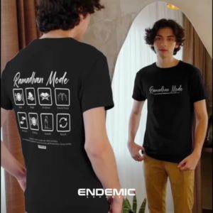 ENDEMIC - kaos ramadhan mode katun combed 24s | kaos Ramadhan 2025 ramadhan 1446 H