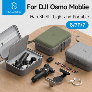 Hagibis | Hagibis Carrying Case for DJI Osmo Mobile 8/7P/7 Gimbal Stabilizer Travel Bag Portable Selfie Stick Accessories Storage Shoulder