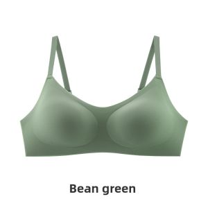 Aimix Group Hu Xi Vest Style Seamless Wireless Comfortable Large Breast Appears Small Thin Womens Bra Underwear Nylon Fabric