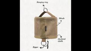 Outdoor Camping Tissue Case Roll Paper Storage Bag With Hook Portable Tissue Holder Tent Hanging Napkin Holder Camping Supplies