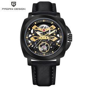 Pagani Design | PAGANI DESIGN PD-YS017 Mens Automatic Mechanical Watch Hollow Skeleton Design S X5021 Movement Sapphire Crystal Stainless S