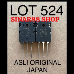1 SET ( 1943 + 5200 ) ORIGINAL JAPAN FINAL TOSHIBA 2SA1943 2SC5200 SA1943 SC5200 AMPLI PSU POWER AMPLIFIER SUPPLY SUPLY