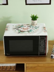 Microwave Oven Cover Dust Cover Cloth Oven Cover Towel Waterproof All Surrounded Fabric Cover Chinese Style Microwave Oven Cover Oil-Proof Cover