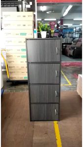 (PERABOT ANN) RAK BUKU 4 TINGKAT / RAK SERBAGUNA / COLOUR BOX / BOOKSHELF / STORAGE CABINET / 4 SHELF CABINET