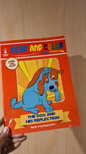 Read and Color - Stories With Values - The Dog And His Reflection