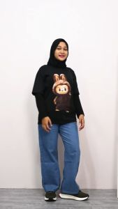 Kaos Labubu Lisa: Atasan Wanita Lengan Pendek & Kaos Distro