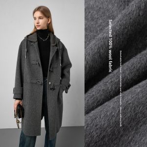 BEIQIANI | Pure Wool Double Face Overcoat Winter Ladies