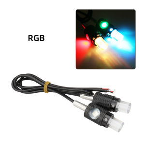 KEVANLY | 2pcs Motorcycle Signal Lamp Mini Eagle Eye Shape LED Tail Rear Light Universal Screw Bolt License Plate Light DRL for Truck 12V