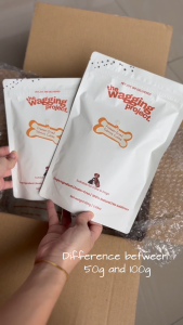 The Wagging Project Premium Freeze-Dried Salmon Pet Treats 50g/100g | 100% Natural Cats & Dogs Snacks