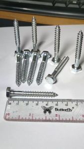 10 Paket Lag Screw 1/4x2 (14x2) Untuk Konstruksi Mebel