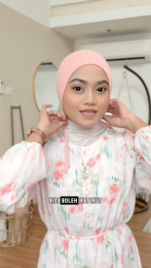 ALAYNA Warda Tie-Back Inner Scarf | Hijab Cotton Adjustable Tie Underscarf