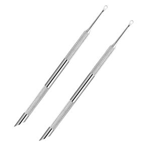 2pcs Multifunctional Nail Tool Set | Professional Dead Skin Trimmer Nail File Double-Ended Dead Skin And Cuticle Remover