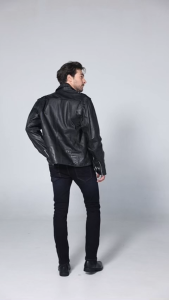 กางเกงยีนส์ผู้ชาย ทรงกระบอกเล็ก Jack Russel Handwerk J-661 Slim Fit Jet Blue