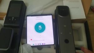 Khóa vân tay nhận diện khuôn mặt cao cấp Push Pull PP04 tích hợp CHUÔNG HÌNH kết nối wifi Dùng APP TUYA