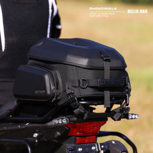 Rhinowalk | Motorcycle Hard Shell Rear Rack Bag