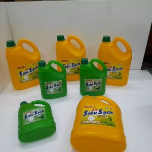 Nước rửa chén Lix Can 3.6kg siêu sạch hương trà Xanh không hại da tay