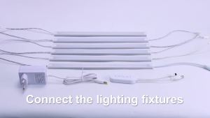 Guillermo | 30CM/40CM/50CM LED Light Bar RF Remoter/Bluetooth APP Control 12V 2/4/6pcs Dimmable Lamp Tube CRI80 Kitchen Night LightEU Plug
