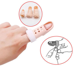 1Pcs Adjustable Finger Splint-Finger Fixing Splint Straightener Brace- For Straightening & Injury Protection Pain Relief