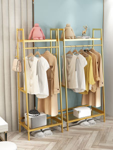 Household Hangers Floor Bedroom Simple Wall-Mounted Hanger Rack Minimalist Modern Hanging Clothes Rack Coat Rack