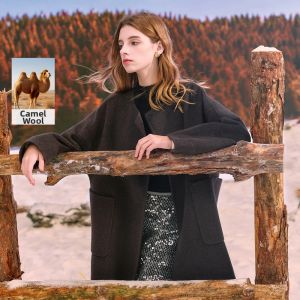 3COLOUR·S | Wool Double-Faced Long Coat